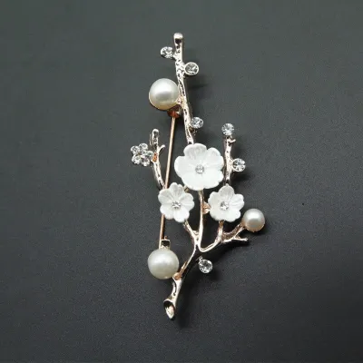 Delicate Sakura Tree Fashion Brooch 